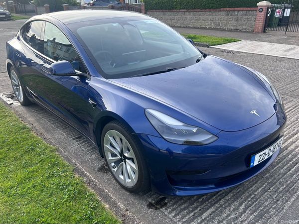 Tesla Model 3 Saloon, Electric, 2022, Blue