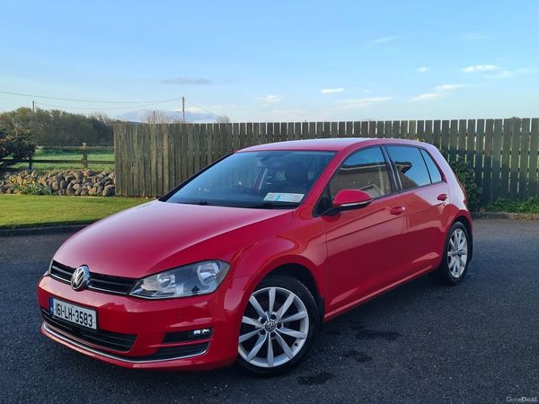 Volkswagen Golf Hatchback, Diesel, 2016, Red