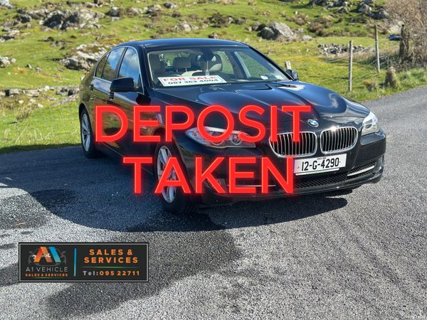BMW 5-Series Saloon, Diesel, 2012, Black