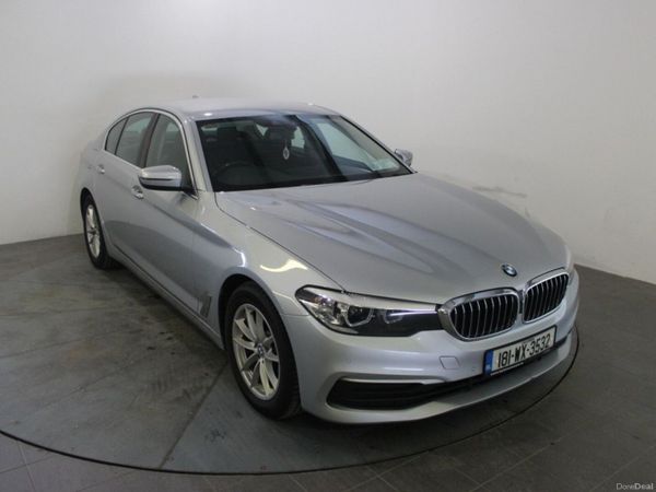 BMW 5-Series Saloon, Diesel, 2018, Silver
