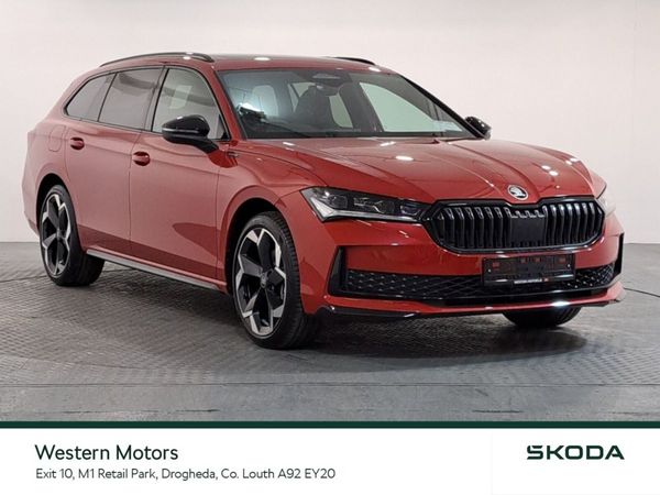Skoda Superb Estate, Diesel, 2026, Red