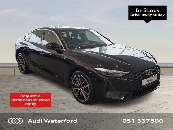 Audi A5 Saloon, Petrol Plug-in Hybrid, 2026, Black