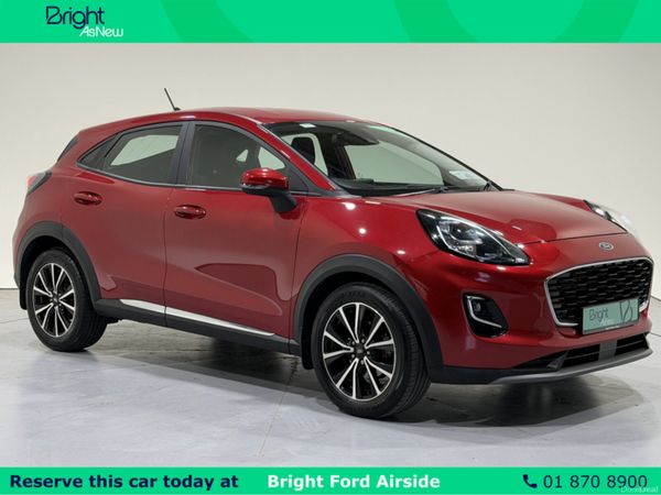 Ford Puma MPV, Petrol Hybrid, 2021, Red