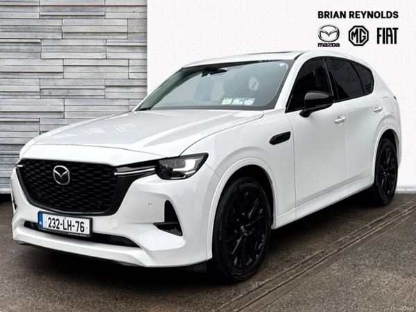 Mazda CX-60 SUV, Petrol Plug-in Hybrid, 2023, White
