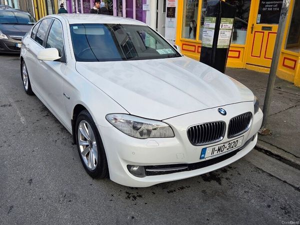 BMW 5-Series Saloon, Diesel, 2011, White