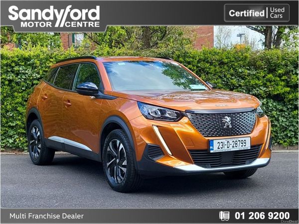 Peugeot 2008 SUV, Petrol, 2023, Orange