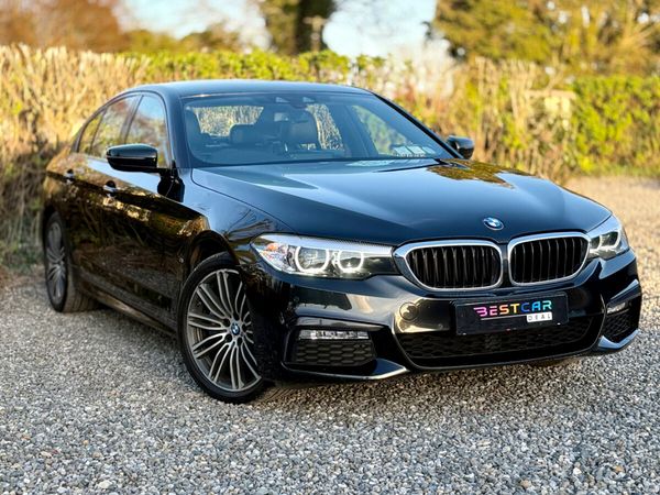BMW 5-Series Saloon, Petrol Plug-in Hybrid, 2018, Black