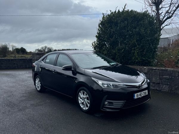 Toyota Corolla Saloon, Petrol, 2018, Black