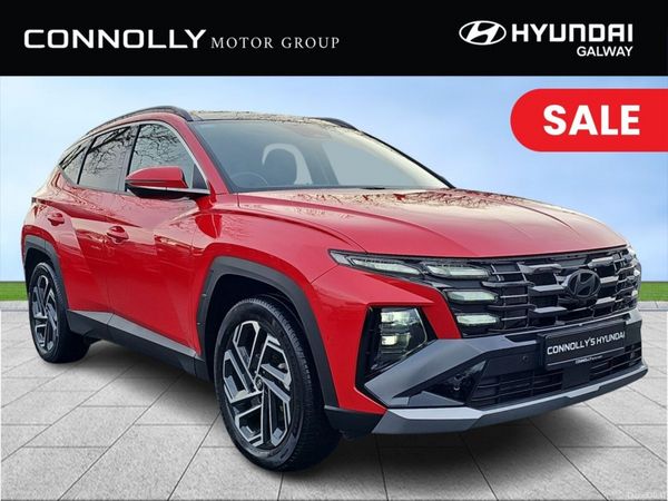 Hyundai Tucson SUV, Petrol Plug-in Hybrid, 2025, Red