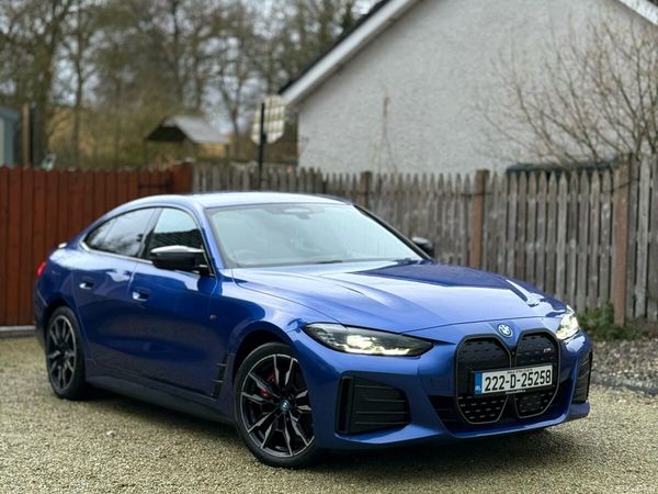 BMW i4 Coupe, Electric, 2022, Blue