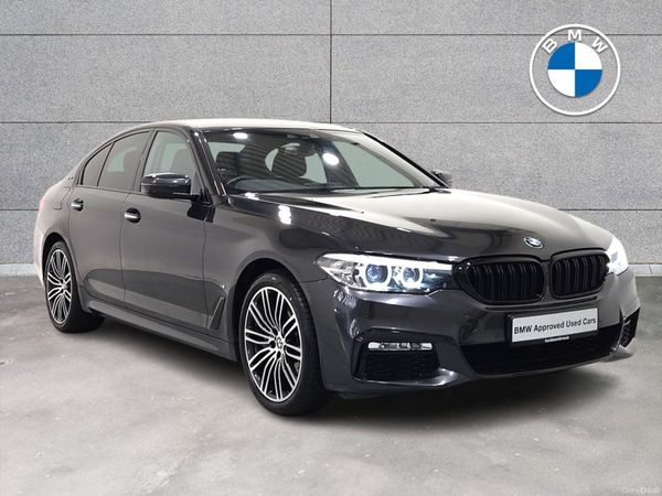 BMW 5-Series Saloon, Petrol Plug-in Hybrid, 2018, Grey