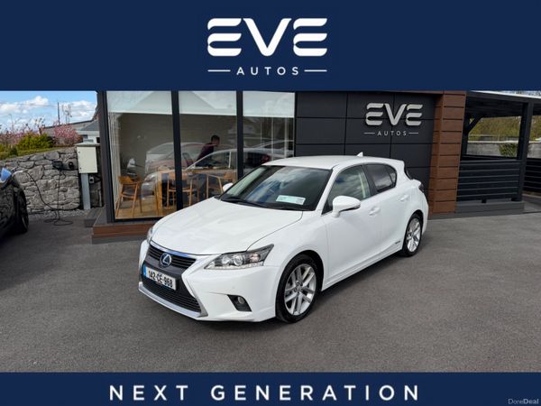 Lexus CT Hatchback, Petrol Hybrid, 2014, White