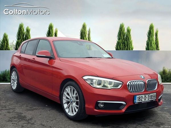 BMW 1-Series Hatchback, Diesel, 2018, Red