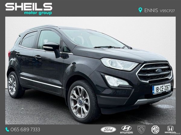 Ford EcoSport SUV, Petrol, 2018, Black