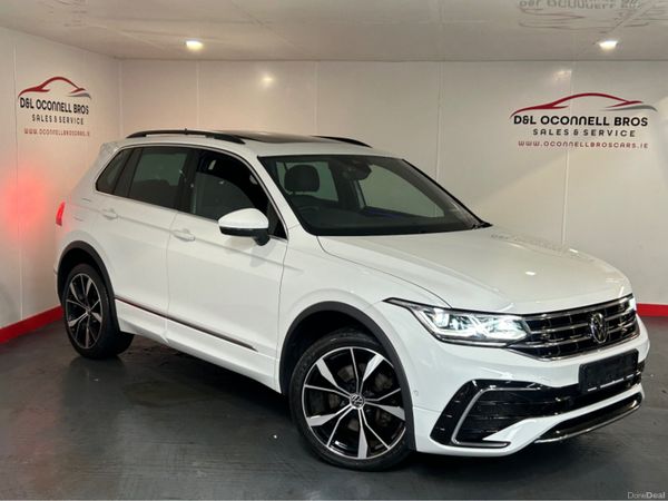 Volkswagen Tiguan Estate, Petrol Hybrid, 2023, White
