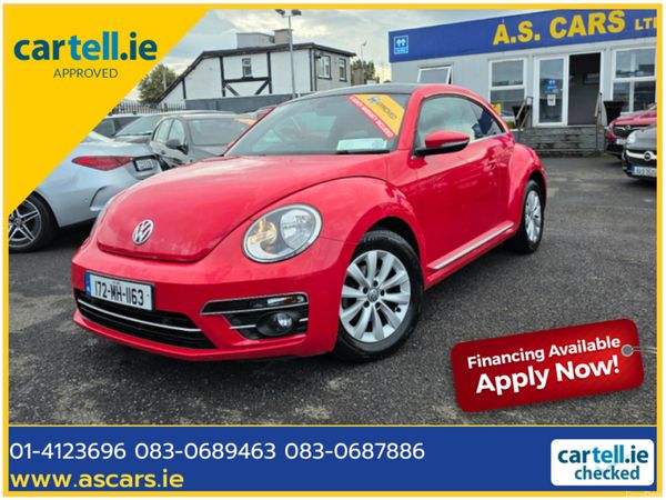 Volkswagen Beetle Hatchback, Diesel, 2017, Red