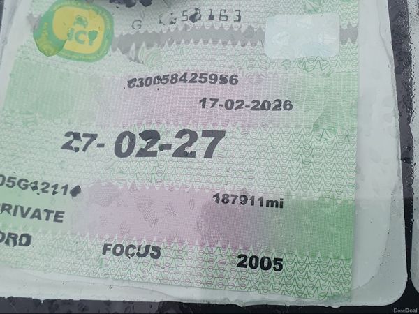 Ford Focus Hatchback, Diesel, 2005, Silver