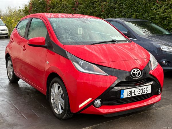Toyota Aygo Hatchback, Petrol, 2018, Red