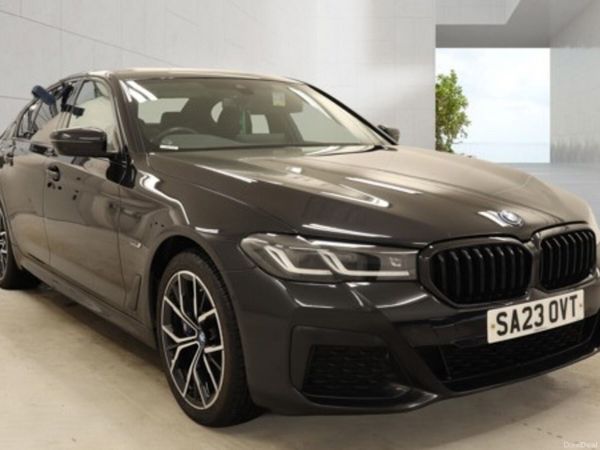 BMW 5-Series Saloon, Petrol Hybrid, 2023, Black