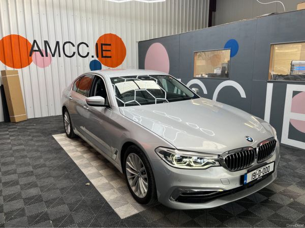 BMW 5-Series Saloon, Diesel, 2019, Silver