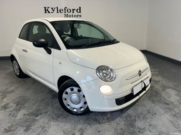 Fiat 500 Hatchback, Petrol, 2015, White