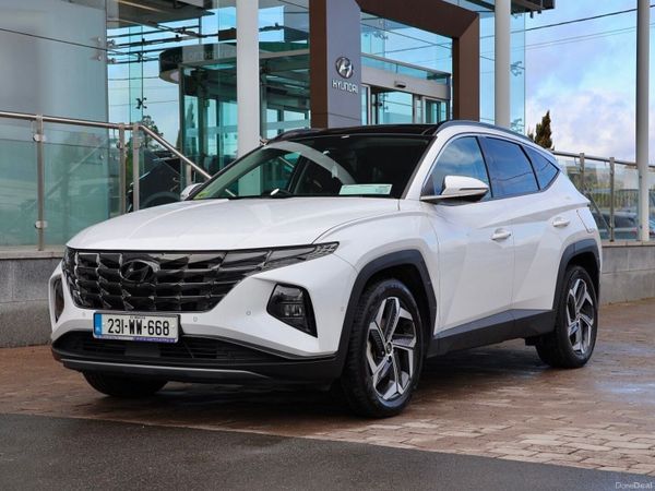 Hyundai Tucson SUV, Petrol Hybrid, 2023, White