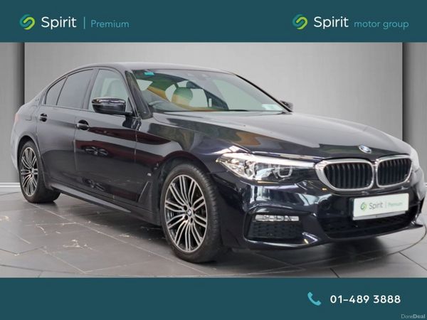 BMW 5-Series Saloon, Petrol Plug-in Hybrid, 2018, Black