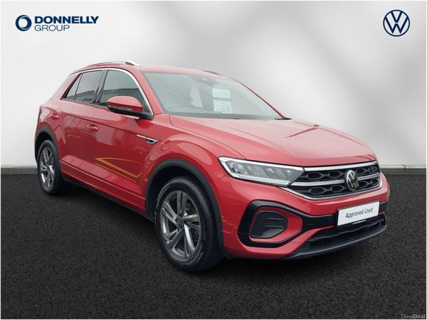 Volkswagen T-Roc Hatchback, Petrol, 2022, Red