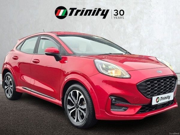 Ford Puma MPV, Petrol Hybrid, 2022, Red