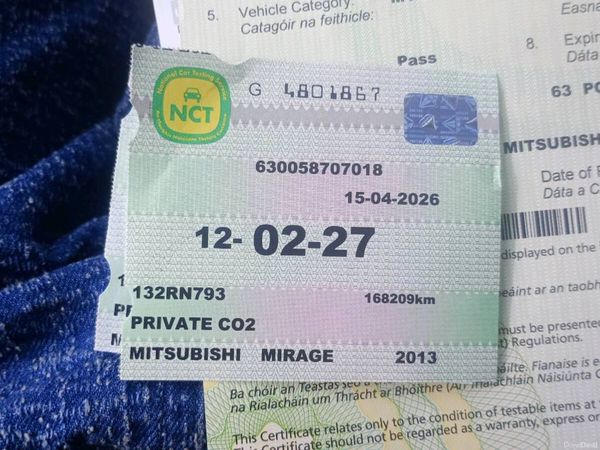 Mitsubishi Mirage Hatchback, Petrol, 2013, Black