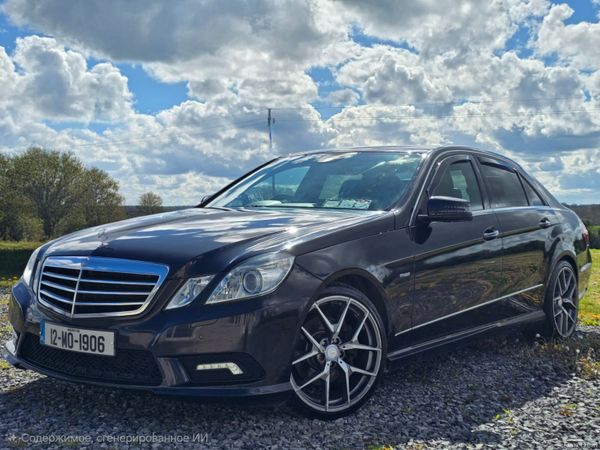 Mercedes-Benz E-Class Saloon, Diesel, 2012, Black