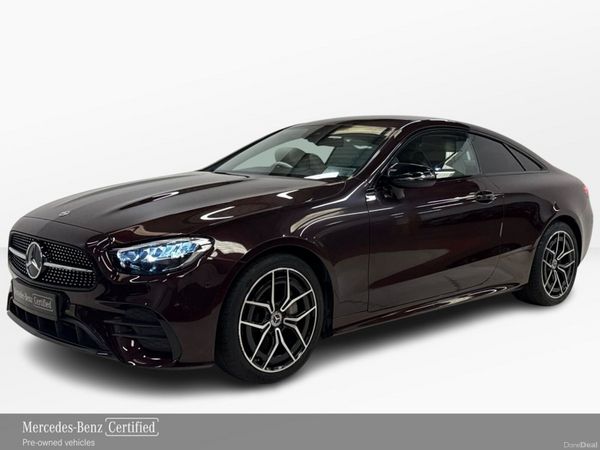 Mercedes-Benz E-Class Coupe, Diesel, 2023, Red