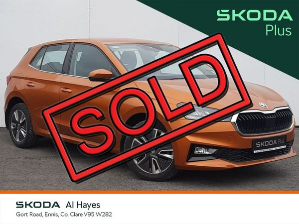 Skoda Fabia Hatchback, Petrol, 2022, Orange