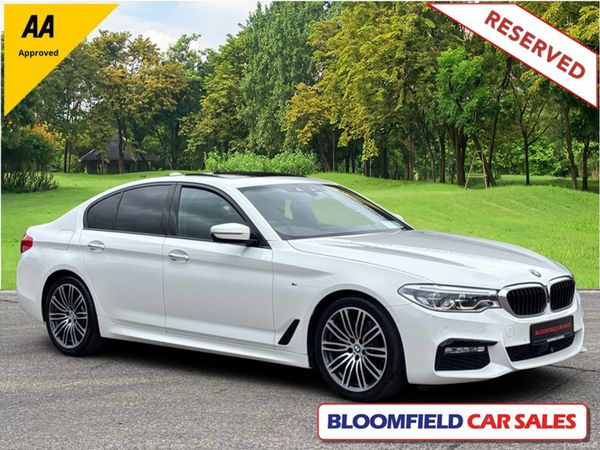 BMW 5-Series Saloon, Diesel, 2017, White