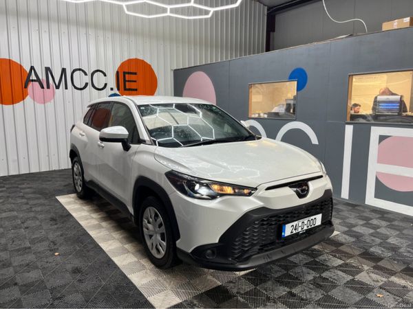 Toyota Corolla Cross SUV, Petrol Hybrid, 2024, White