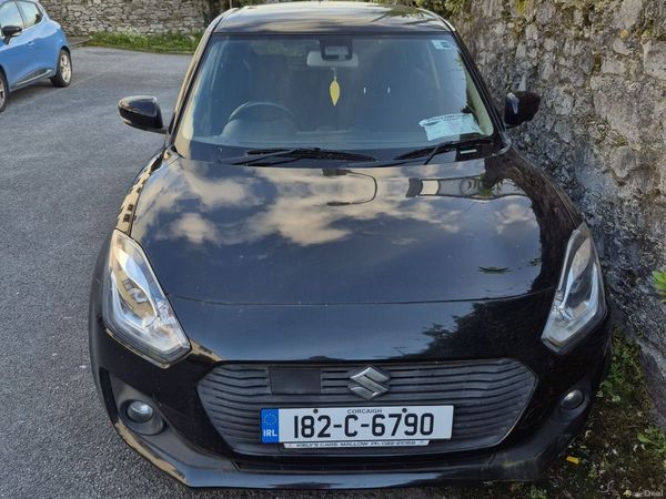 Suzuki Swift Hatchback, Petrol, 2018, Black