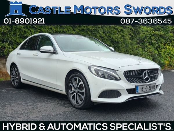 Mercedes-Benz C-Class Saloon, Petrol Plug-in Hybrid, 2016, White