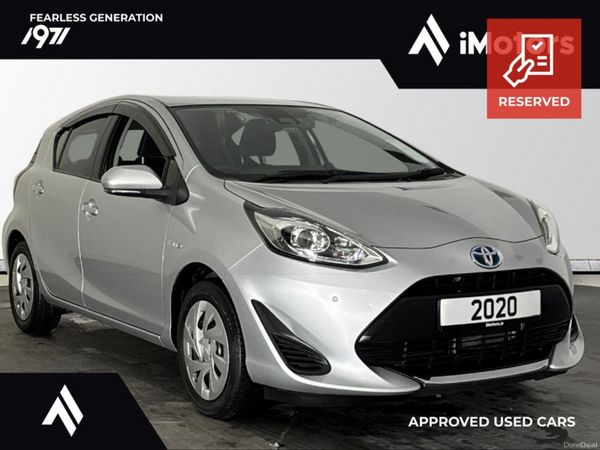 Toyota Aqua Hatchback, Petrol Hybrid, 2020, Silver