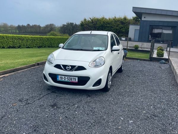Nissan March Hatchback, Petrol, 2019, White