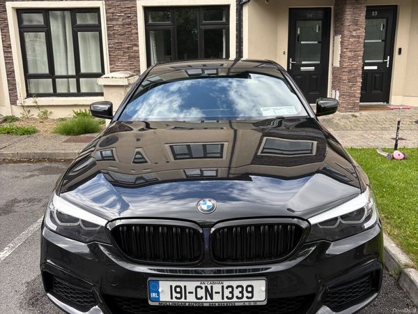 BMW 5-Series Saloon, Petrol Plug-in Hybrid, 2019, Black