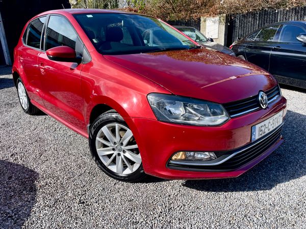 Volkswagen Polo Hatchback, Petrol, 2015, Red