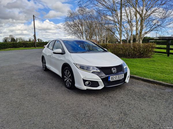 Honda Civic Hatchback, Diesel, 2016, White