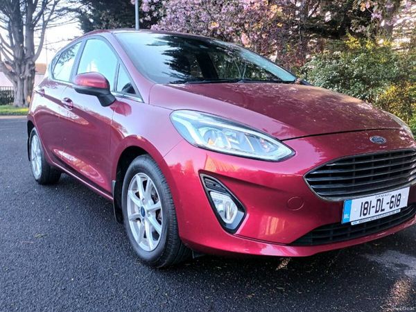 Ford Fiesta Hatchback, Petrol, 2018, Red
