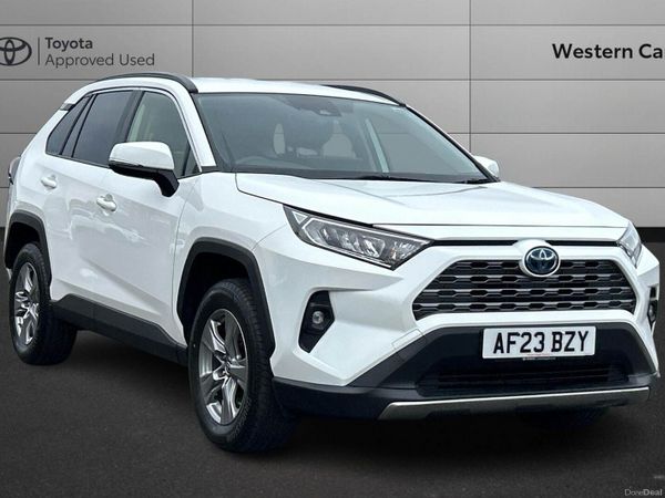 Toyota RAV4 SUV, Petrol Hybrid, 2023, White
