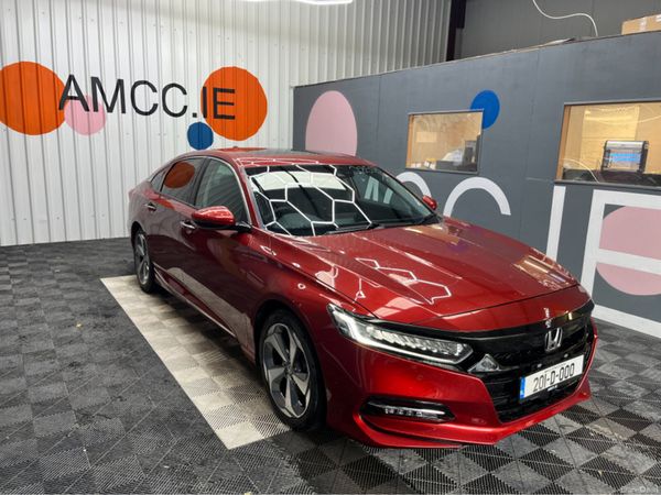 BMW 5-Series Saloon, Petrol Hybrid, 2020, Red