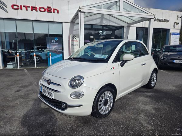 Fiat 500 Hatchback, Petrol, 2017, White