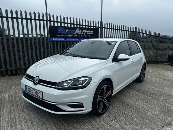 Volkswagen Golf Hatchback, Petrol, 2018, White