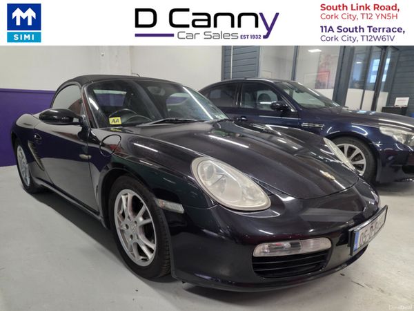 Porsche Boxster Convertible, Petrol, 2005, Black