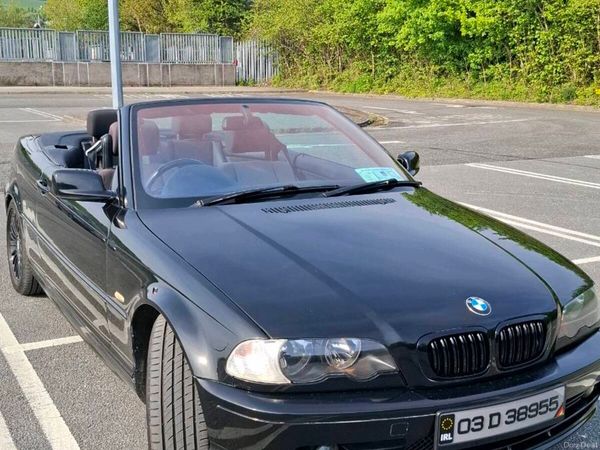 BMW 3-Series Convertible, Petrol, 2003, Black
