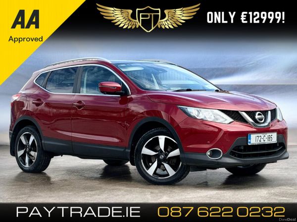 Nissan Qashqai SUV, Diesel, 2017, Red